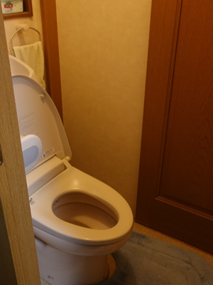 実はふたと便器の色があっていない