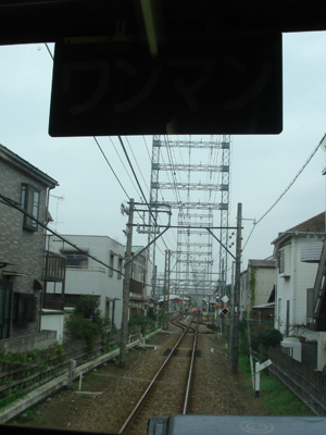 是政線の運転席視界